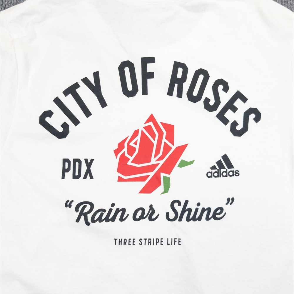 Adidas Portland PDX City of Roses Mens M Graphic Soft Lightweight Cotton TShirt